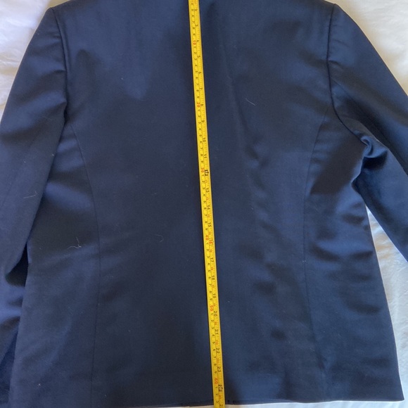 Pendleton navy blue, academia wool blazer. Size 14 - Picture 7 of 7